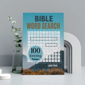 Standing paperback bible word search book