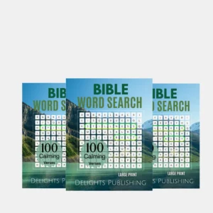 front view of 3 paperback books standing upright