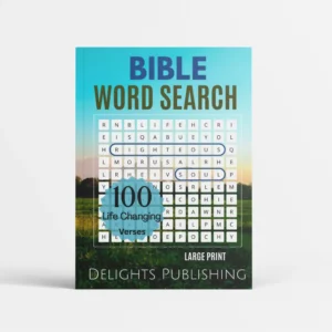 Standing paperback bible word search book
