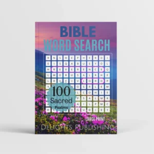Standing paperback bible word search book