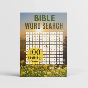 Standing paperback bible word search book