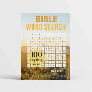 Standing paperback bible word search book